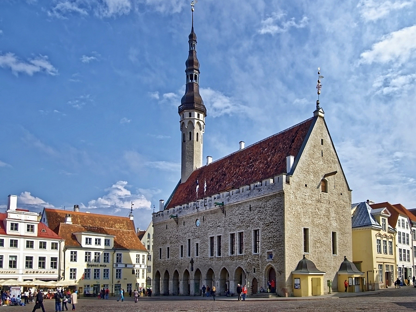Stará radnice v Tallinn (Estonsko)