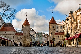Centrum starého Tallinnu (Estonsko)