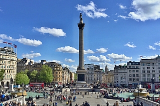 Trafalgar Square v Londýně (Velká Británie)