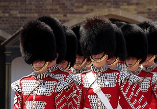 Buckinghamský palác v Londýně (Velká Británie)