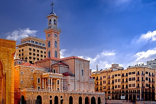 Katedrála Saint Georges v Bejrútu (Libanon)