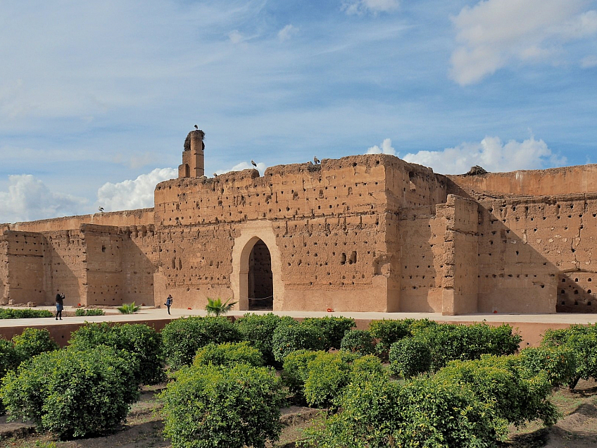 El Badi Palace v Marrákeši (Maroko)