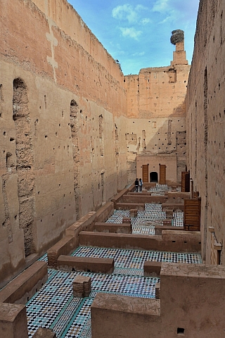 El Badi Palace v Marrákeši (Maroko)