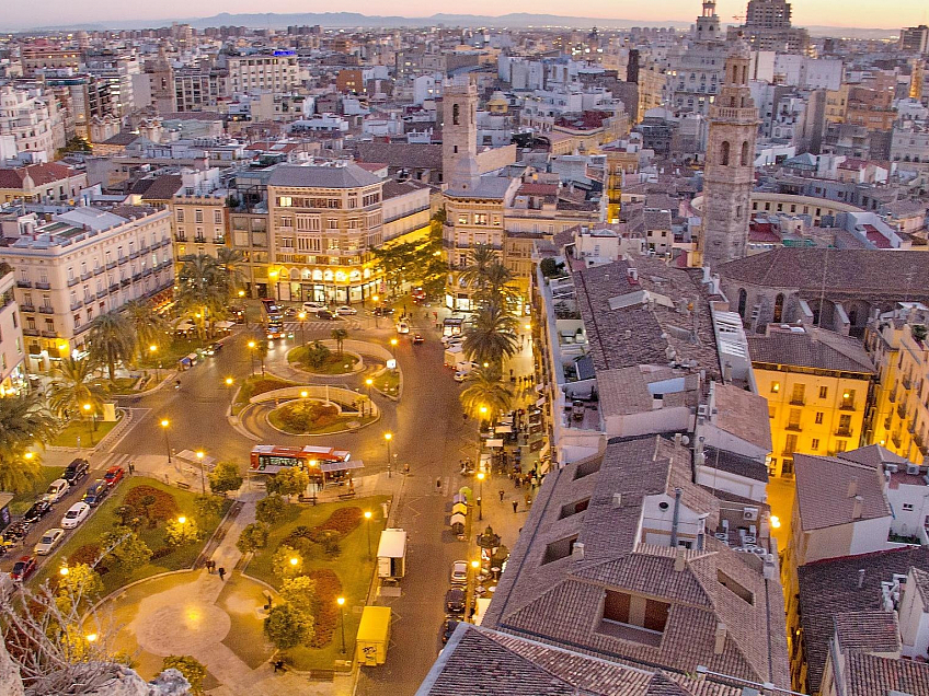 Plaza de la Reina ve Valencii (Španělsko)