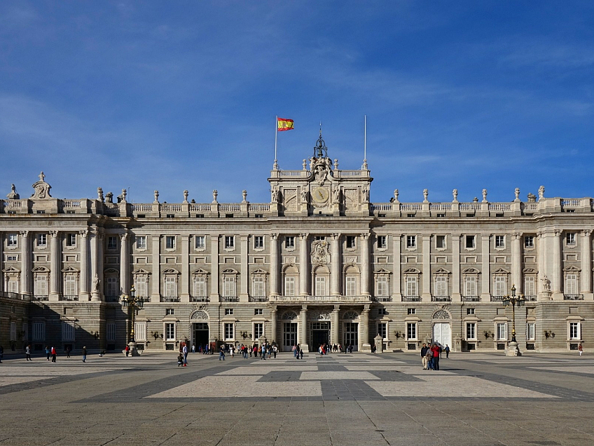 Královský palác v Madridu (Španělsko)