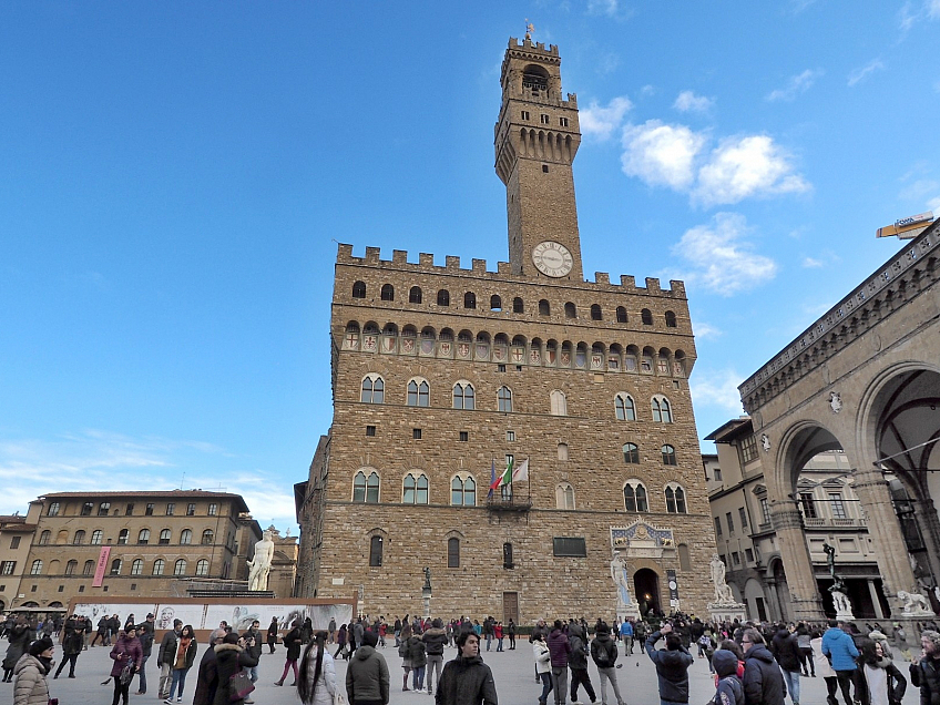 Palazzo Vecchio ve Florencii (Itálie)