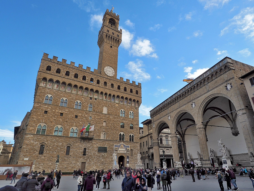 Palazzo Vecchio ve Florencii (Itálie)