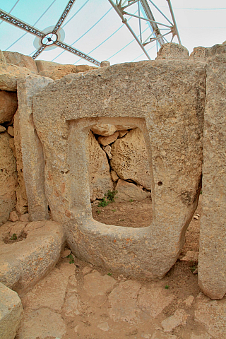 Megalitický chrám Hagar Qim (Malta)