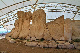 Megalitický chrám Hagar Qim (Malta)