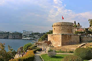 Část staré Antalye (Turecko)