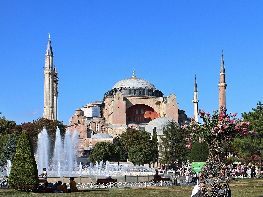 Hagia Sofia v Istanbulu (Turecko)