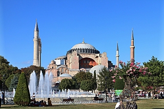 Hagia Sofia v Istanbulu (Turecko)