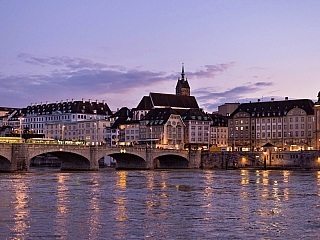 Rýn v Basileji (Švýcarsko)