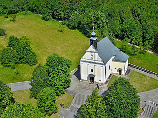 Poutní kostel Malenisko u Provodova