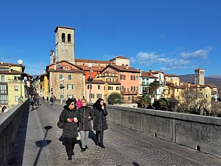 Ponte del Diavolo v Cividale del Friuli (Itálie)