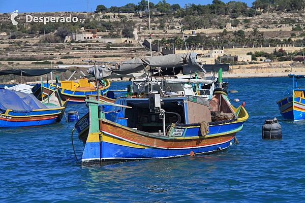 Rybářské městečko Marsaxlokk (Malta)