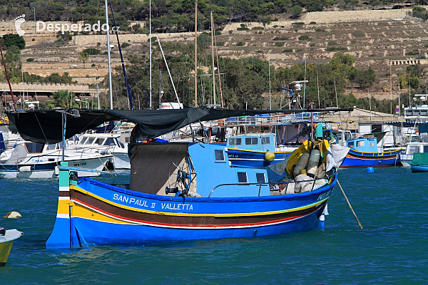Rybářské městečko Marsaxlokk (Malta)