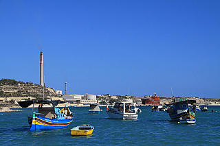 Rybářské městečko Marsaxlokk (Malta)