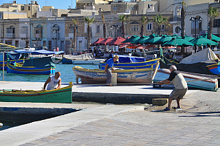 Rybářské městečko Marsaxlokk (Malta)