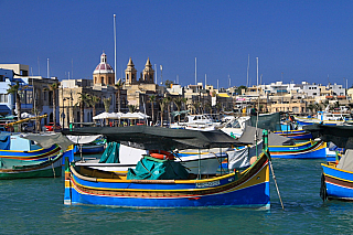 Rybářské městečko Marsaxlokk (Malta)