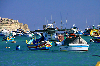 Rybářské městečko Marsaxlokk (Malta)