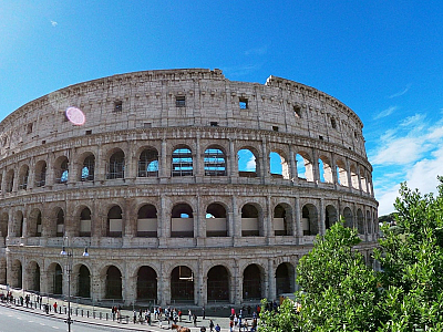 Colosseum ve městě Řím (Itálie)