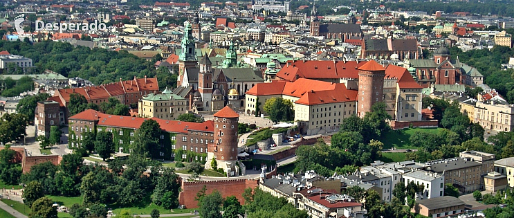 Královský hrad Wawel v Krakově (Polsko)