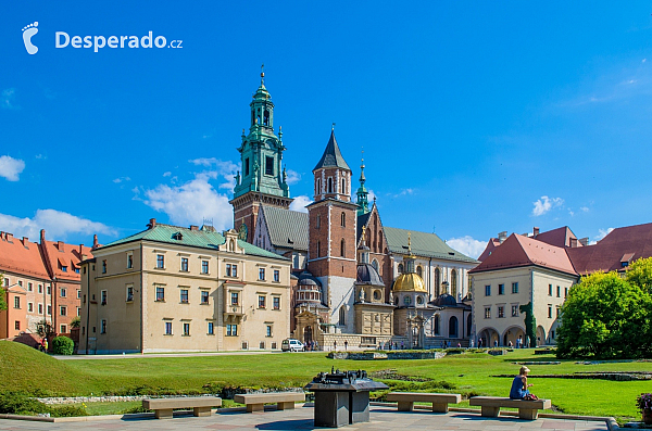 Královský hrad Wawel v Krakově (Polsko)