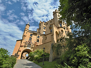 Fotogalerie zámku Hohenschwangau v Bavorsku