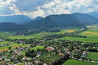 Z hradu Landskron je nádherný výhled (Korutany – Rakousko)