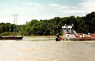 Eskymácká otočka s remorkérem