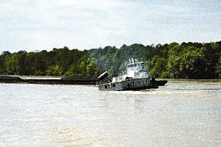 Eskymácká otočka s remorkérem