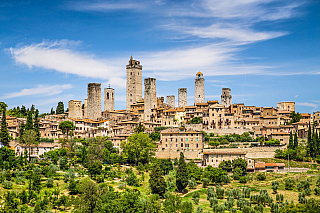 Rodové věže v San Gimignano