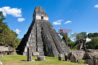 Mayské město Tikal (Guatemala)