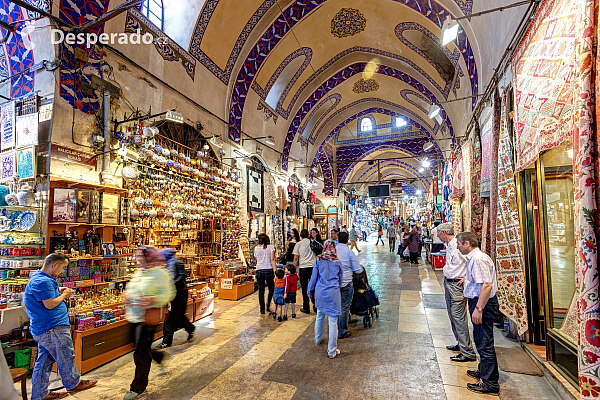 Velký bazar v Istanbulu (Turecko)