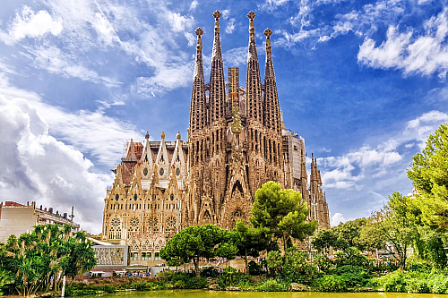 Sagrada Familia v Barceloně