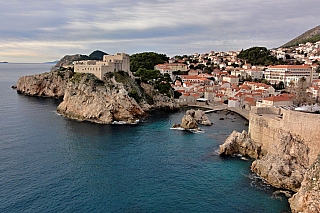 Pevnost Lovrijenac v Dubrovníku (Chorvatsko)