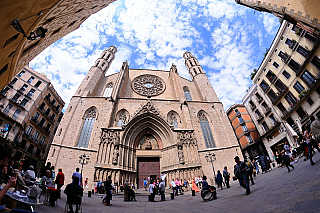 Basilica de Santa Maria del Mar v Barceloně