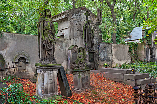 Olšanské hřbitovy v Praze (Česká republika)