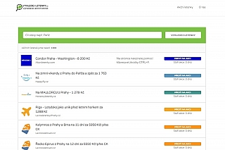 Vyhledávač akčních letenek www.vyhledejletenky.cz
