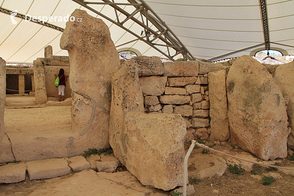 Megalitický stavby v Mnajdra (Malta)