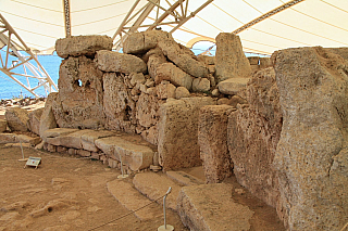 Megalitický stavby v Mnajdra (Malta)