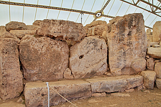 Megalitický stavby v Mnajdra (Malta)