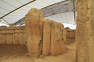 Megalitický stavby v Mnajdra (Malta)