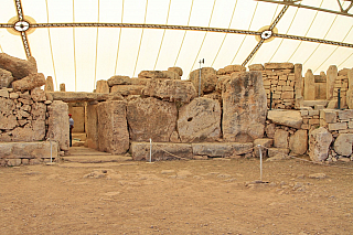 Megalitický stavby v Mnajdra (Malta)