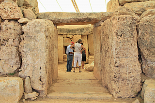 Megalitický stavby v Mnajdra (Malta)