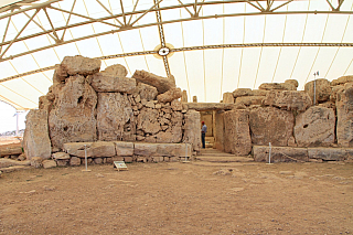 Megalitický stavby v Mnajdra (Malta)