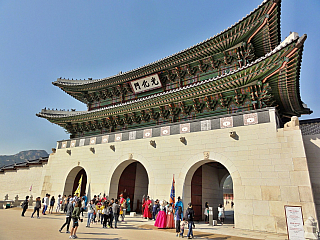 Palácový komplex Gyeongbokgung v Soulu