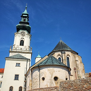 Nitriansky hrad - katedrálna veža (Slovensko)