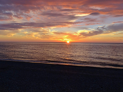 Pláž v Batumi (Gruzie)